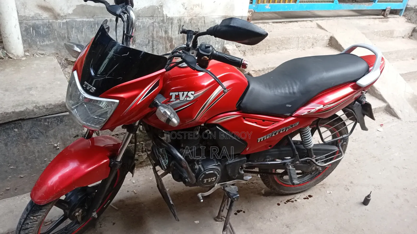 TVS Metro Plus 2017 Red