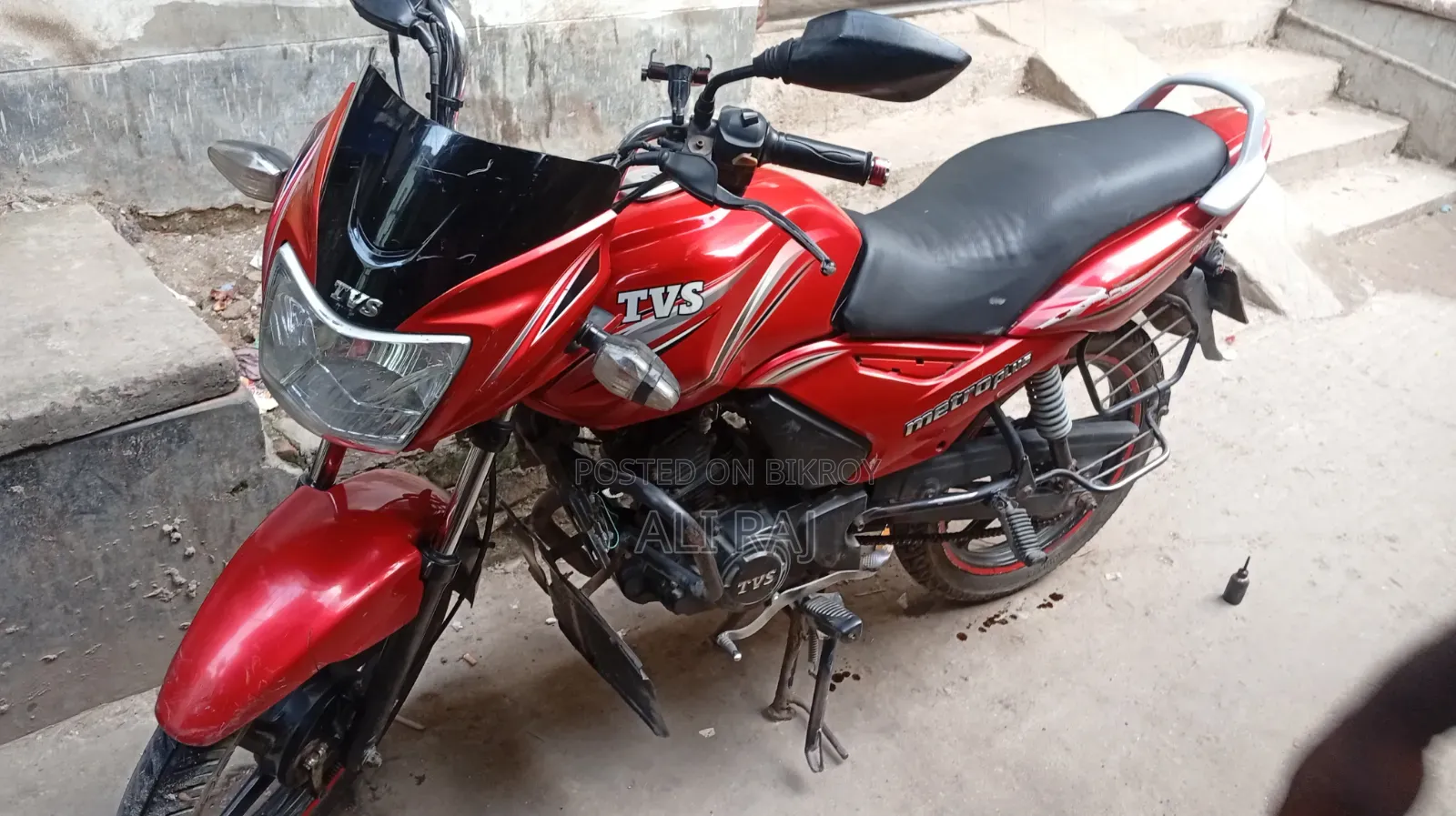 TVS Metro Plus 2017 Red