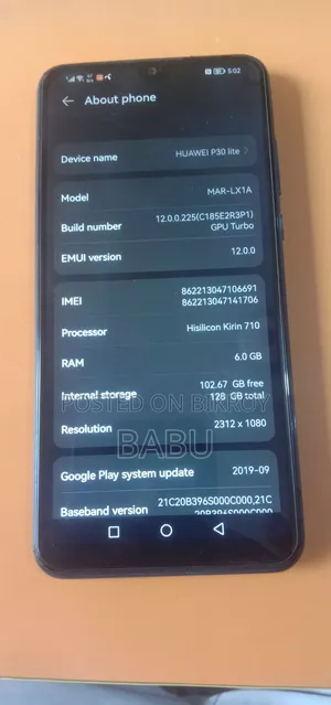 Huawei P30 Lite 128 GB Black