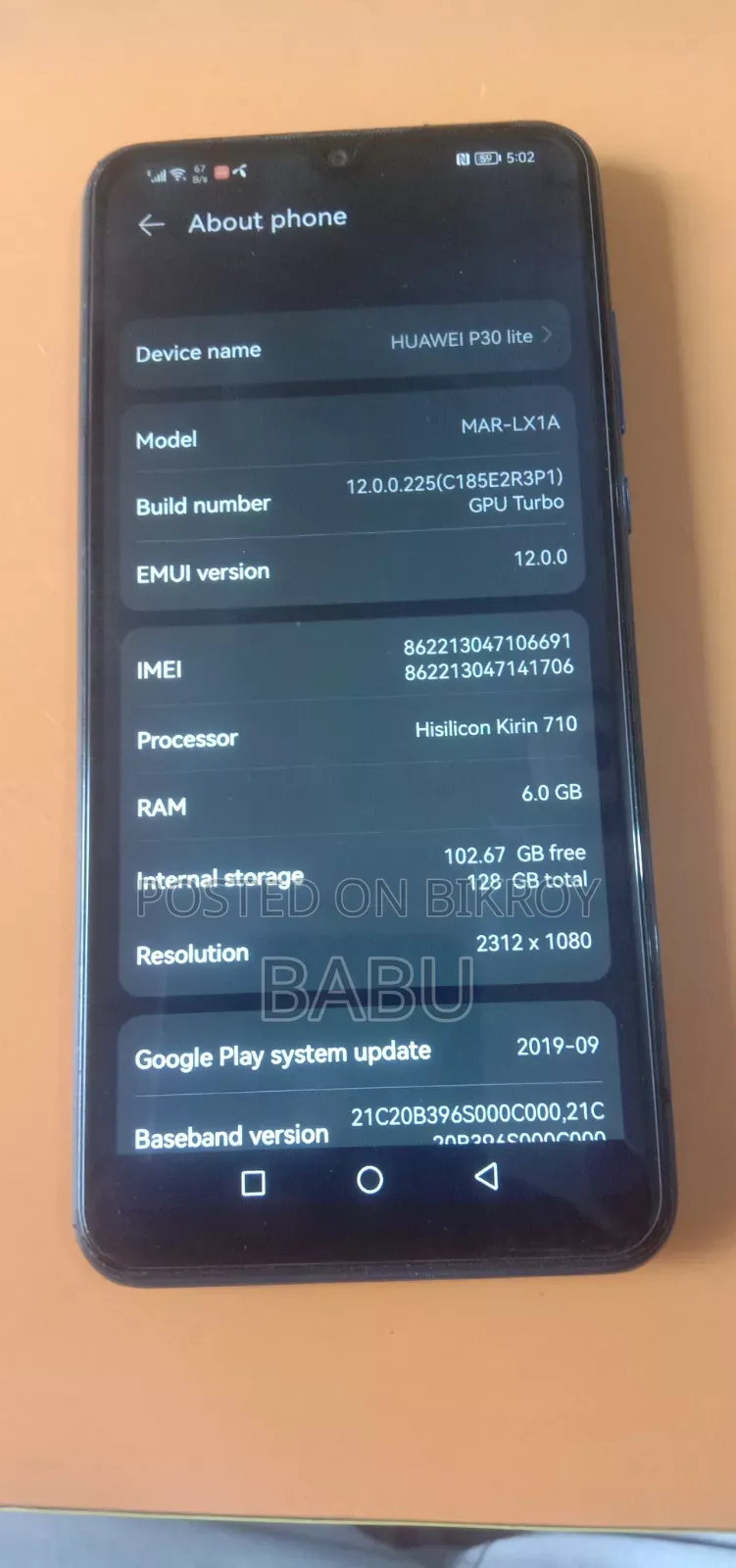 Huawei P30 Lite 128 GB Black