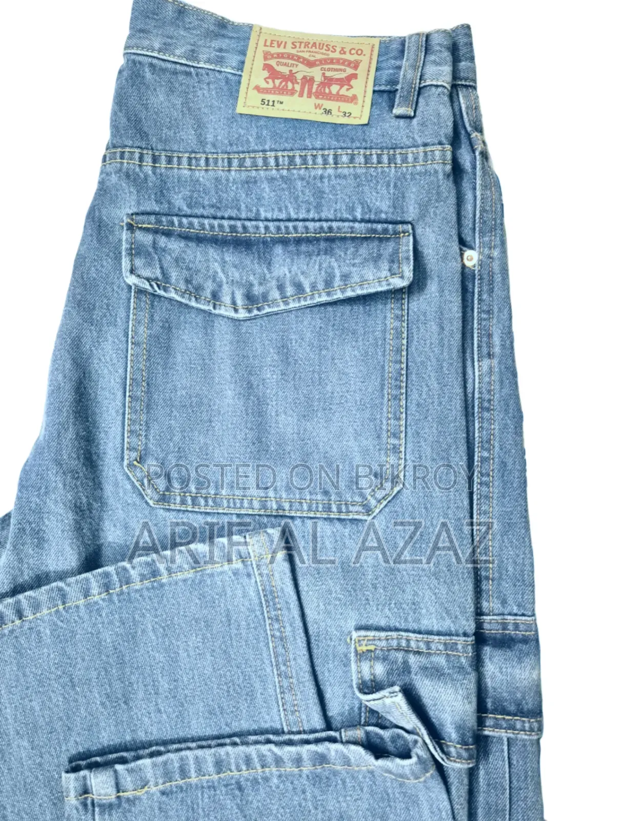 Stylish Premium Baggy Cargo Denim!!️