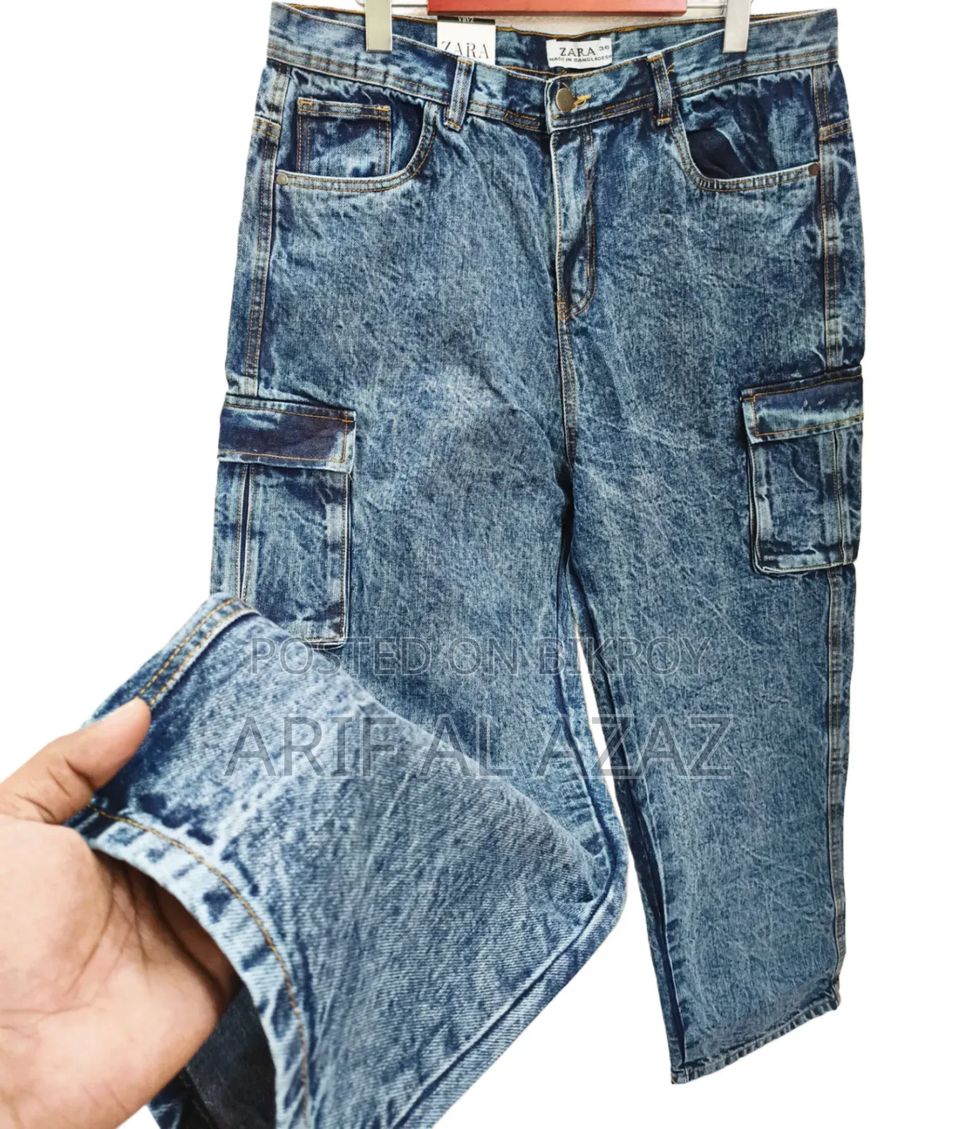 Stylish Premium Baggy Cargo Denim!!️
