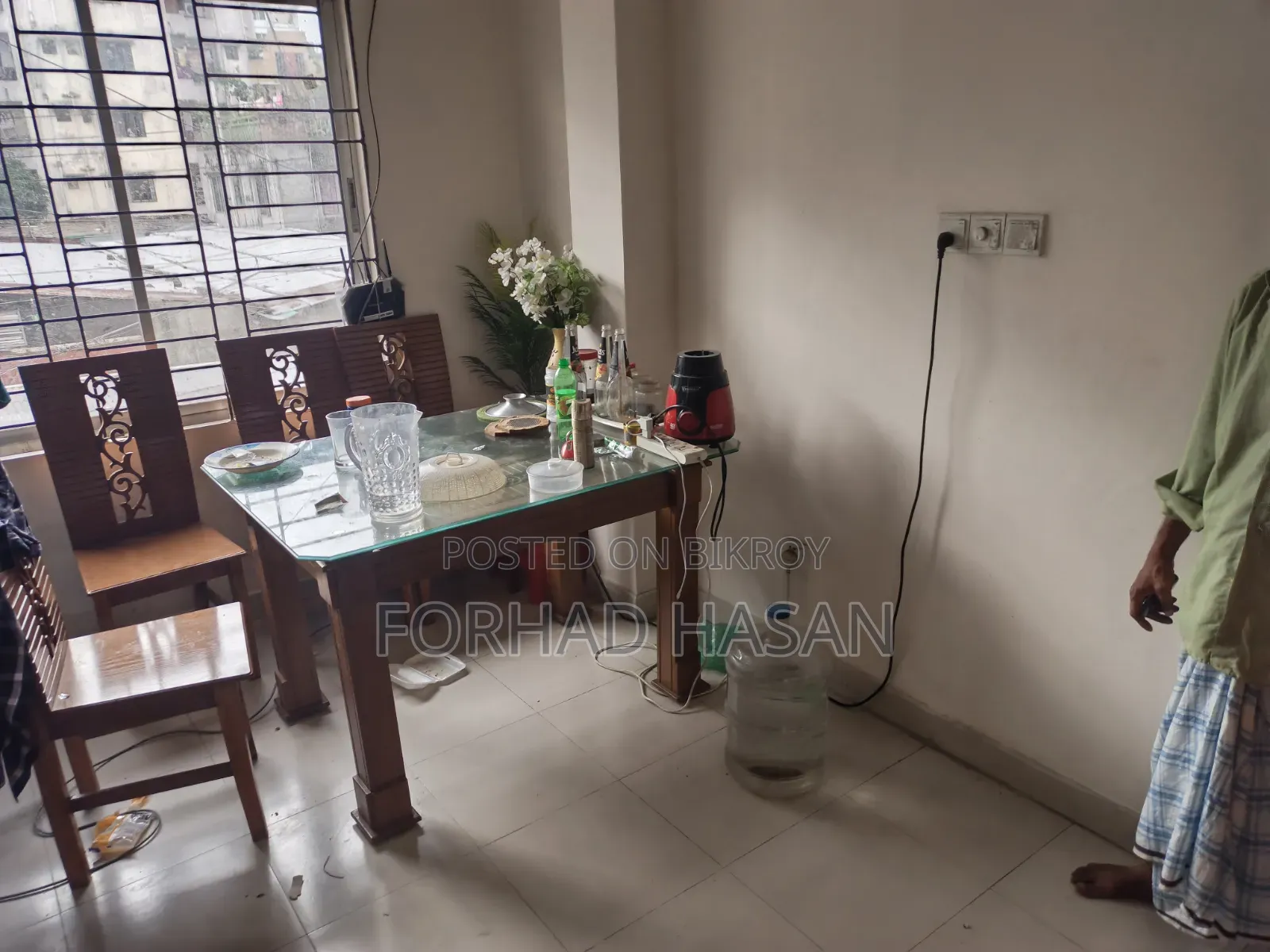 Furnished 1-bedroom House in Shewrapara for rent