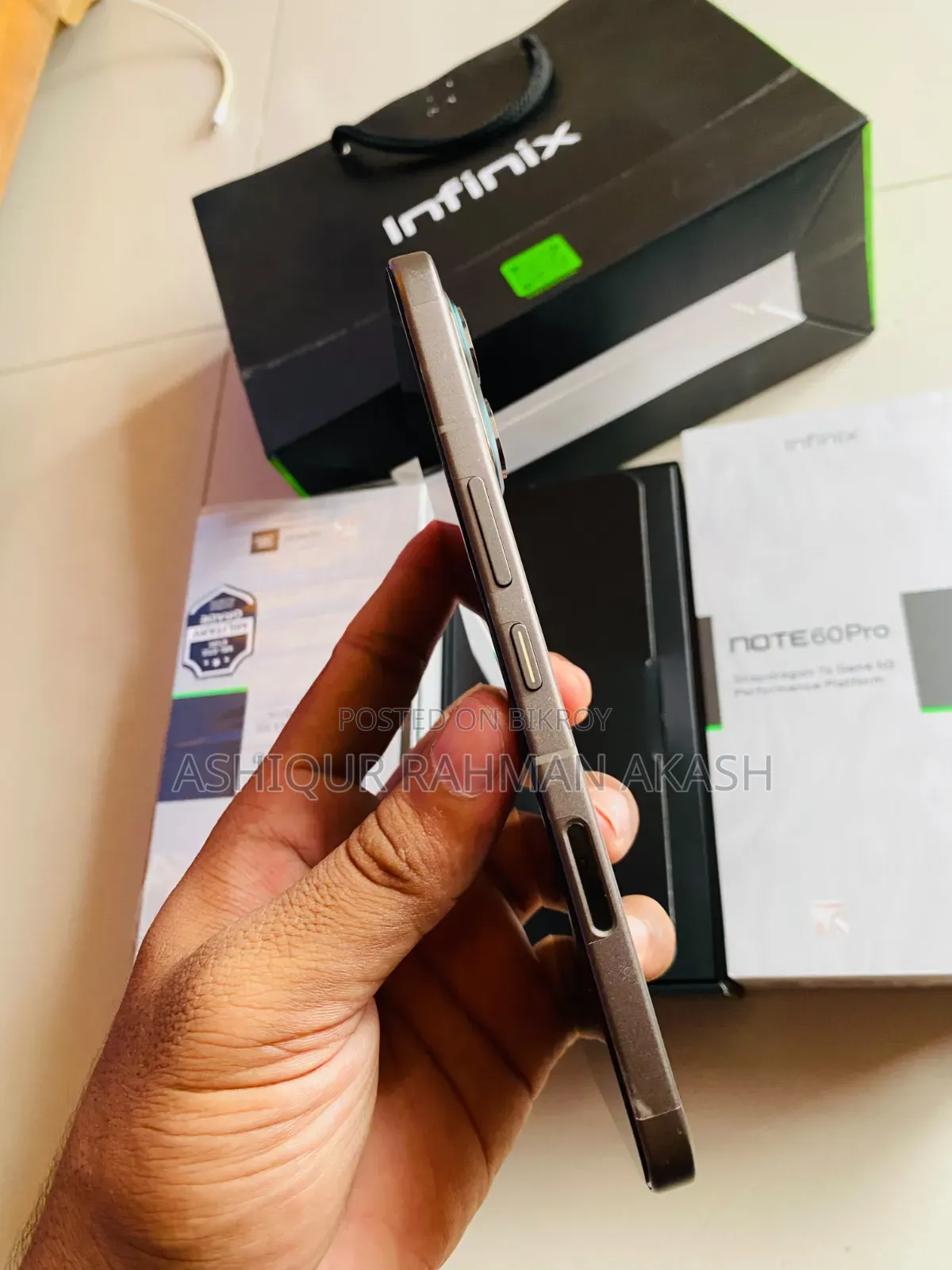New Infinix Hot 60 Pro+ 256 GB Gray