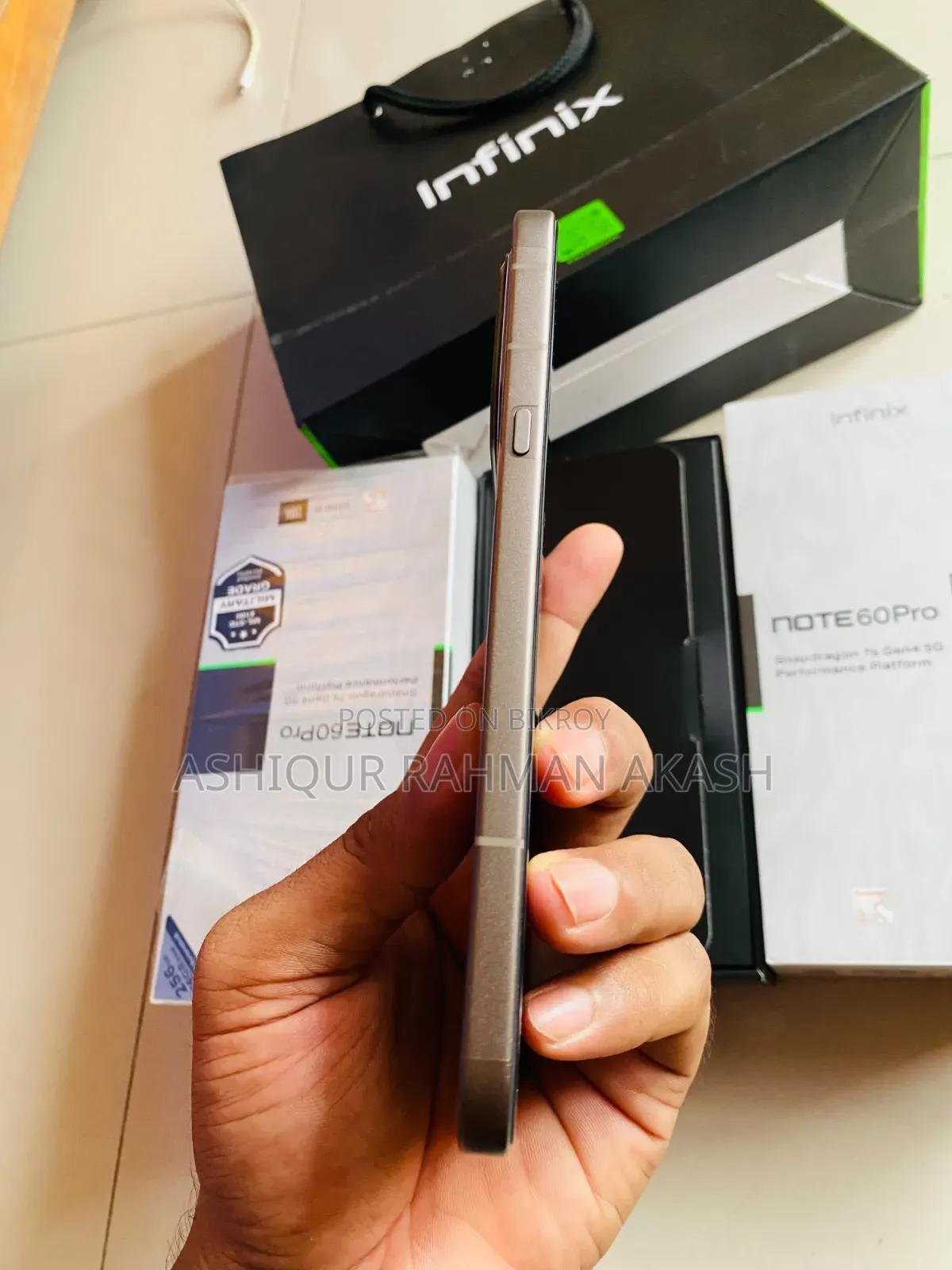 New Infinix Hot 60 Pro+ 256 GB Gray