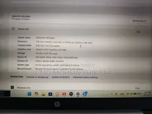 Laptop HP 15s 8GB Intel Core i3 SSD 256GB