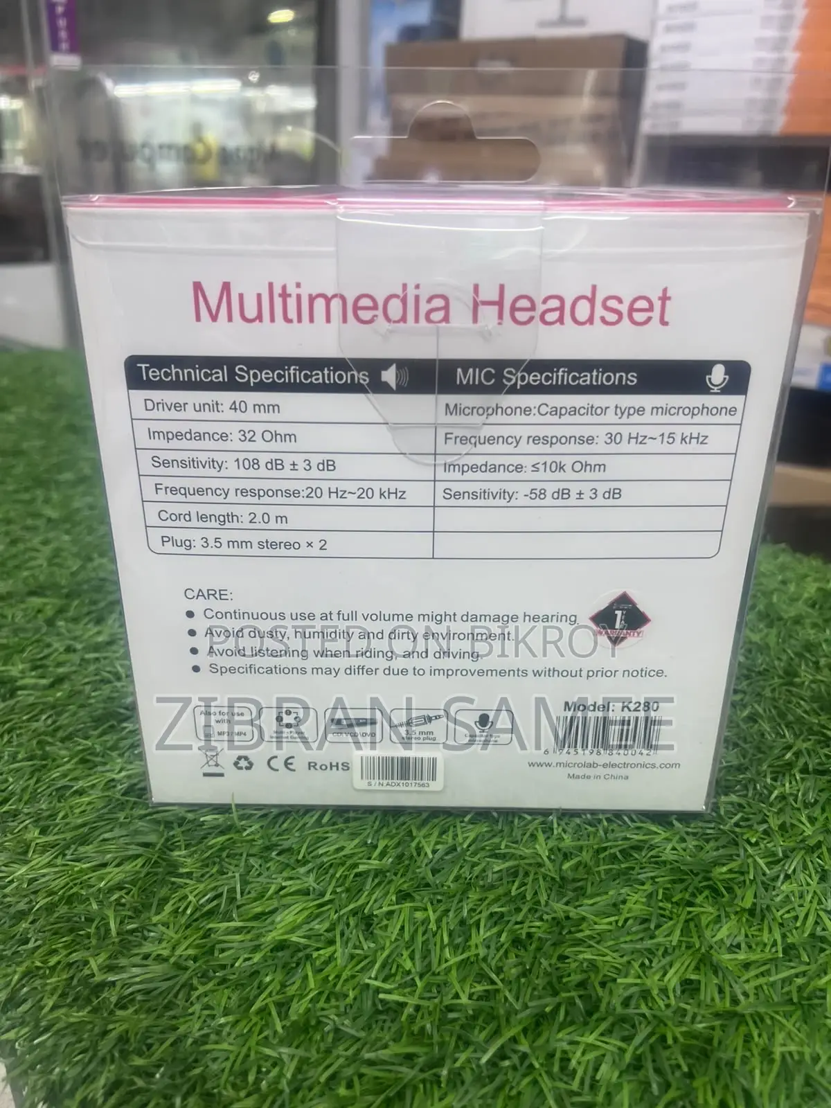 Microlab Headphones