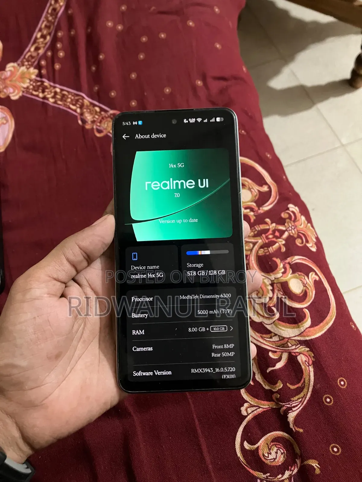 Realme 14x 256 GB