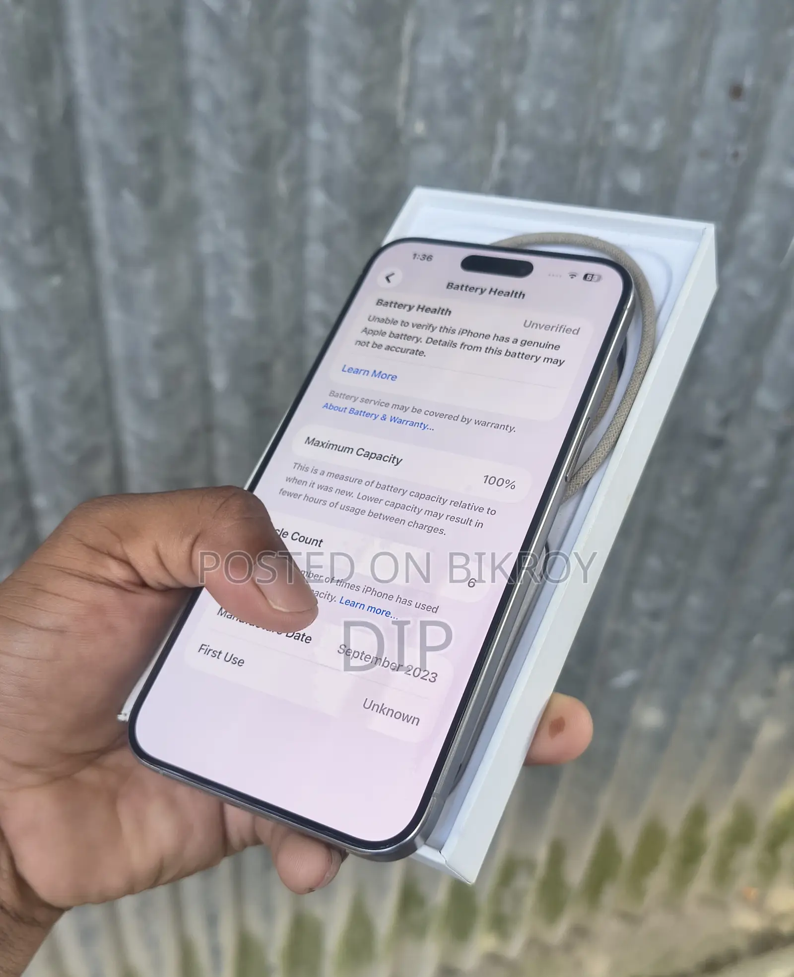 Apple iPhone 15 Pro Max 256 GB Silver