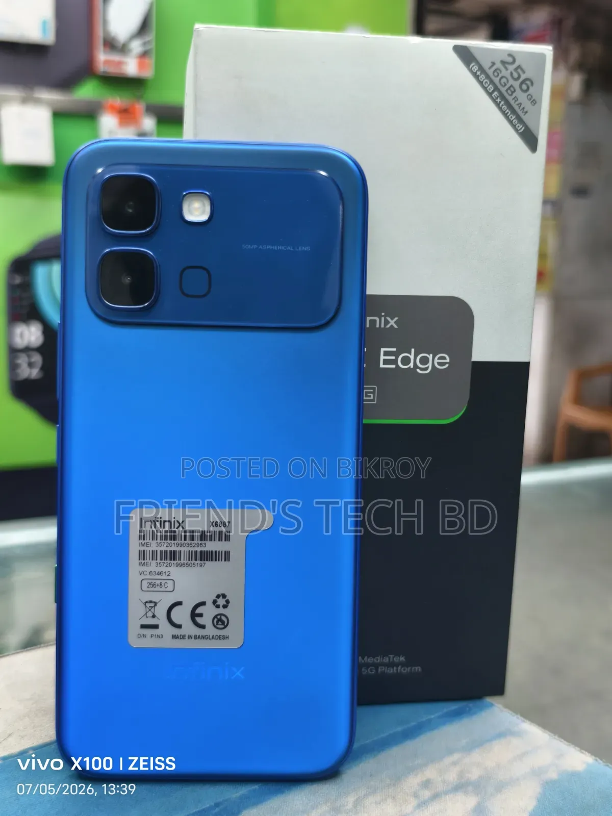 Infinix Note Edge 256 GB Blue