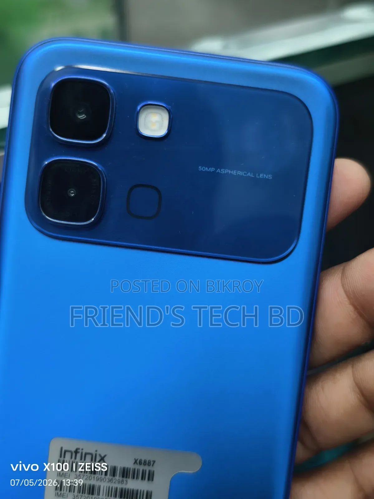 Infinix Note Edge 256 GB Blue