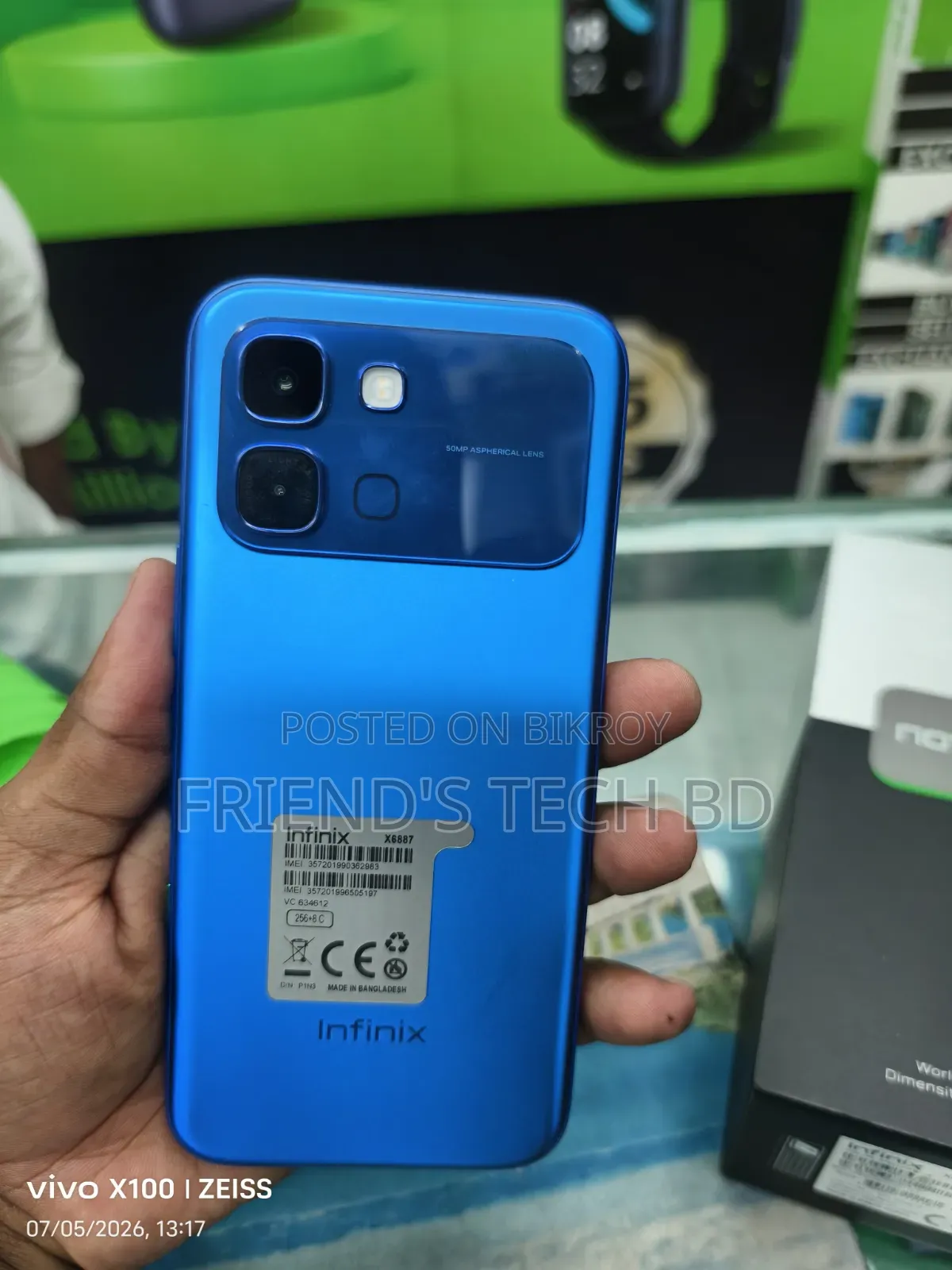 Infinix Note Edge 256 GB Blue