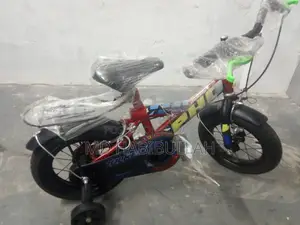 12-inch size bicycle for children aged 2 to 5 years with back support