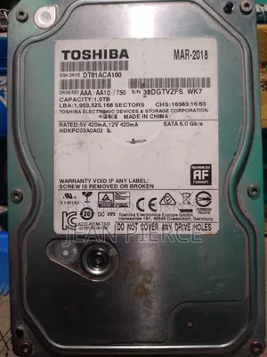 Toshiba 1TB Desktop Hard Disk