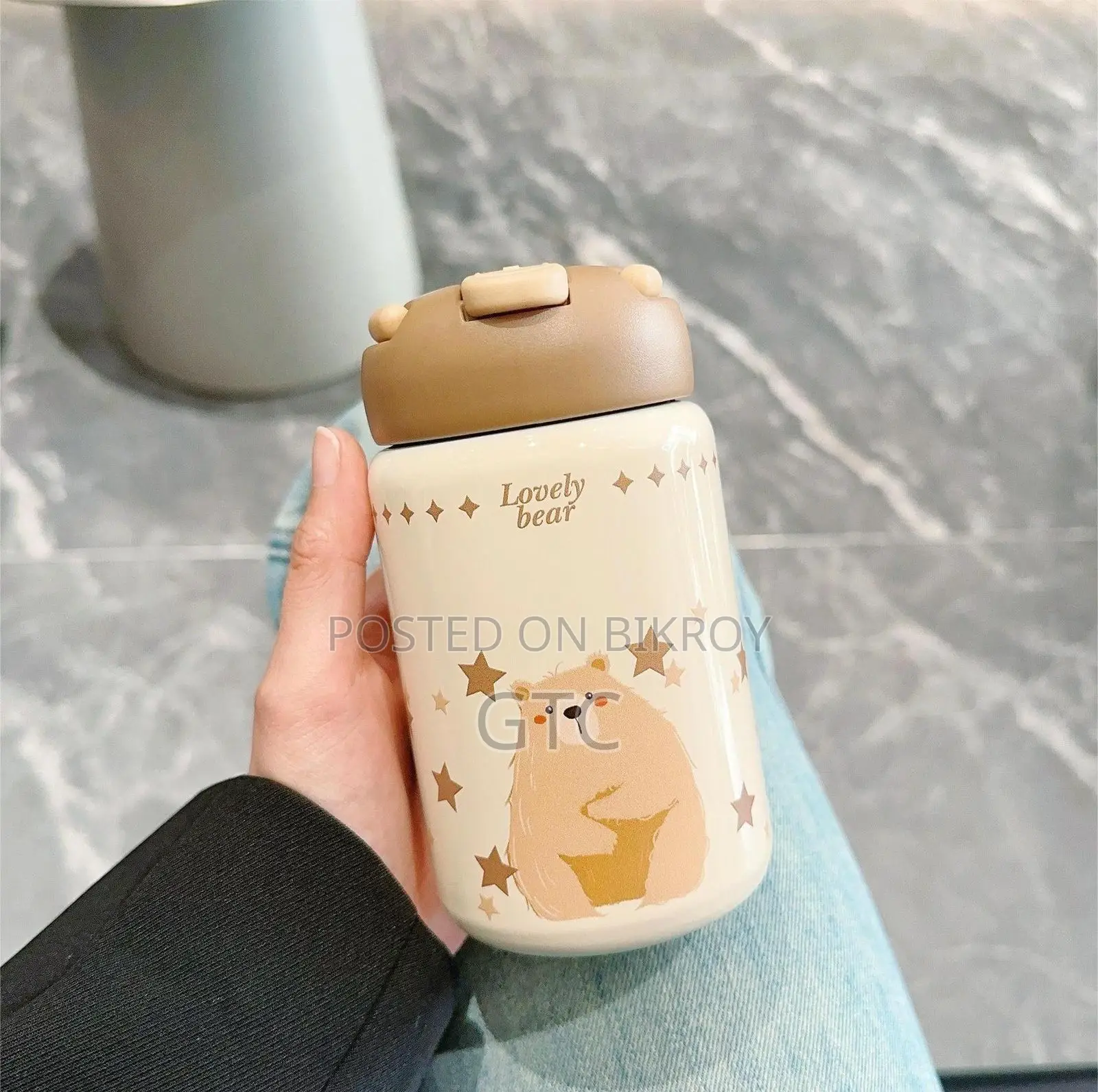 Cute Kawaii Insulated Water Bottle।