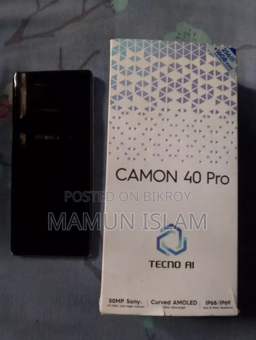 Tecno Camon 40 Pro 4G 256 GB Silver