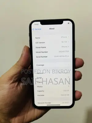 Apple iPhone X 256 GB Black