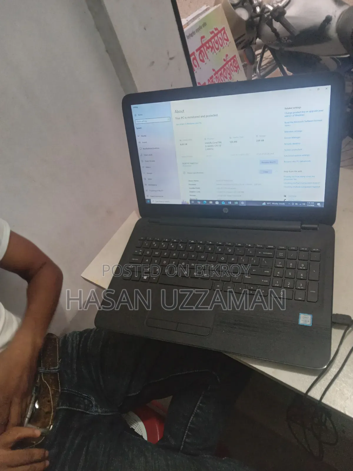 Laptop HP 15S 8GB Intel Core I5 SSD 256GB