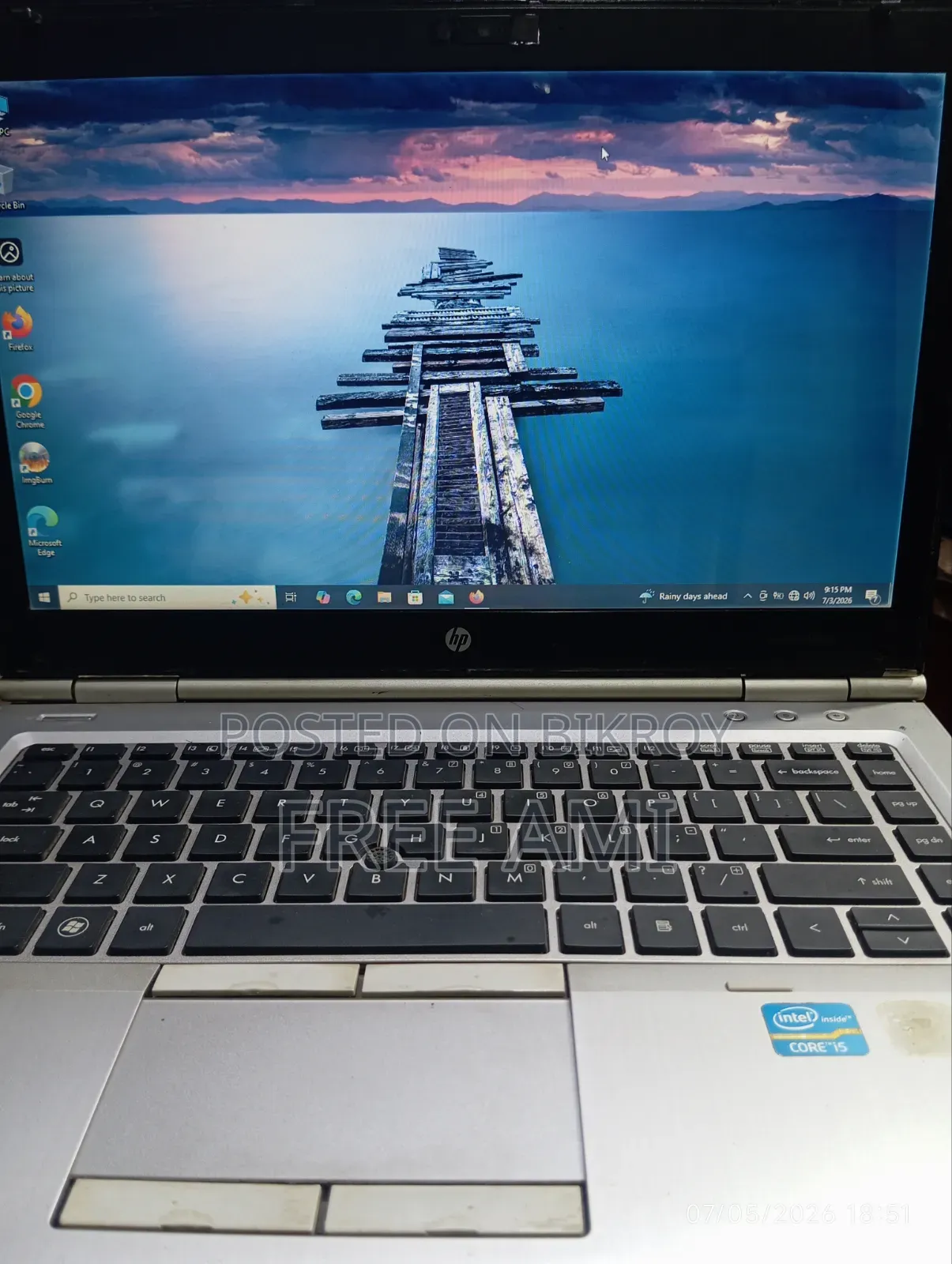 Laptop HP EliteBook 8460P 8GB Intel Core i5 SSD 128GB