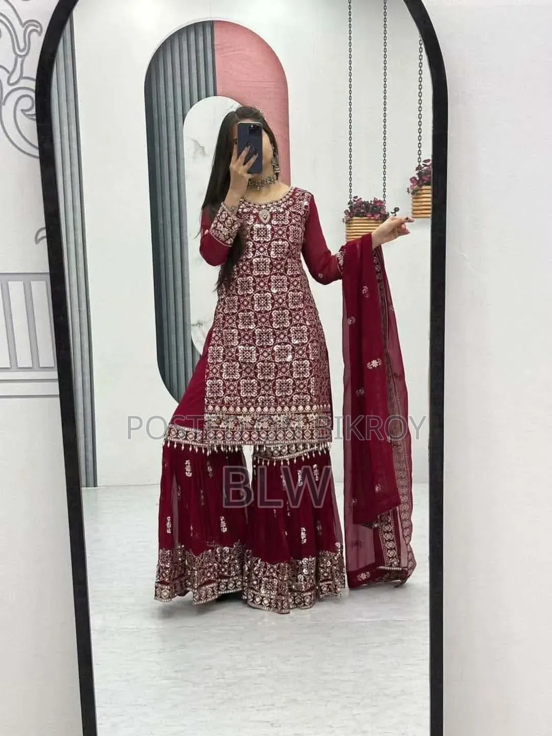 Pakistani Inspired Gharara Three-Piece Set Collection