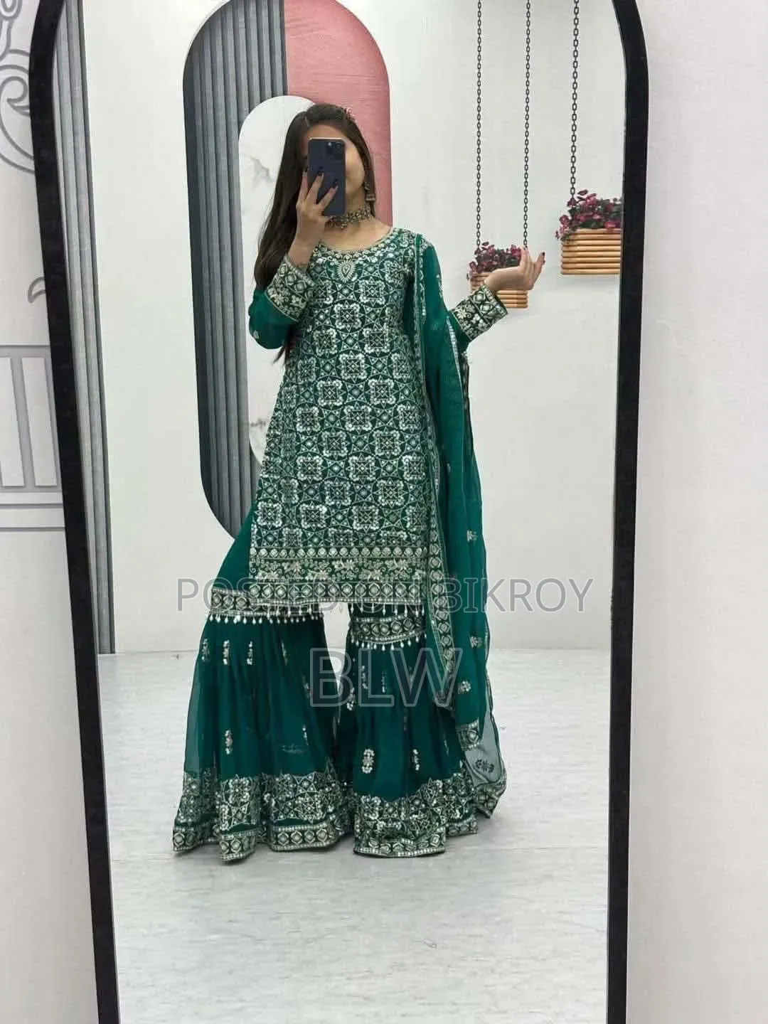 Pakistani Inspired Gharara Three-Piece Set Collection
