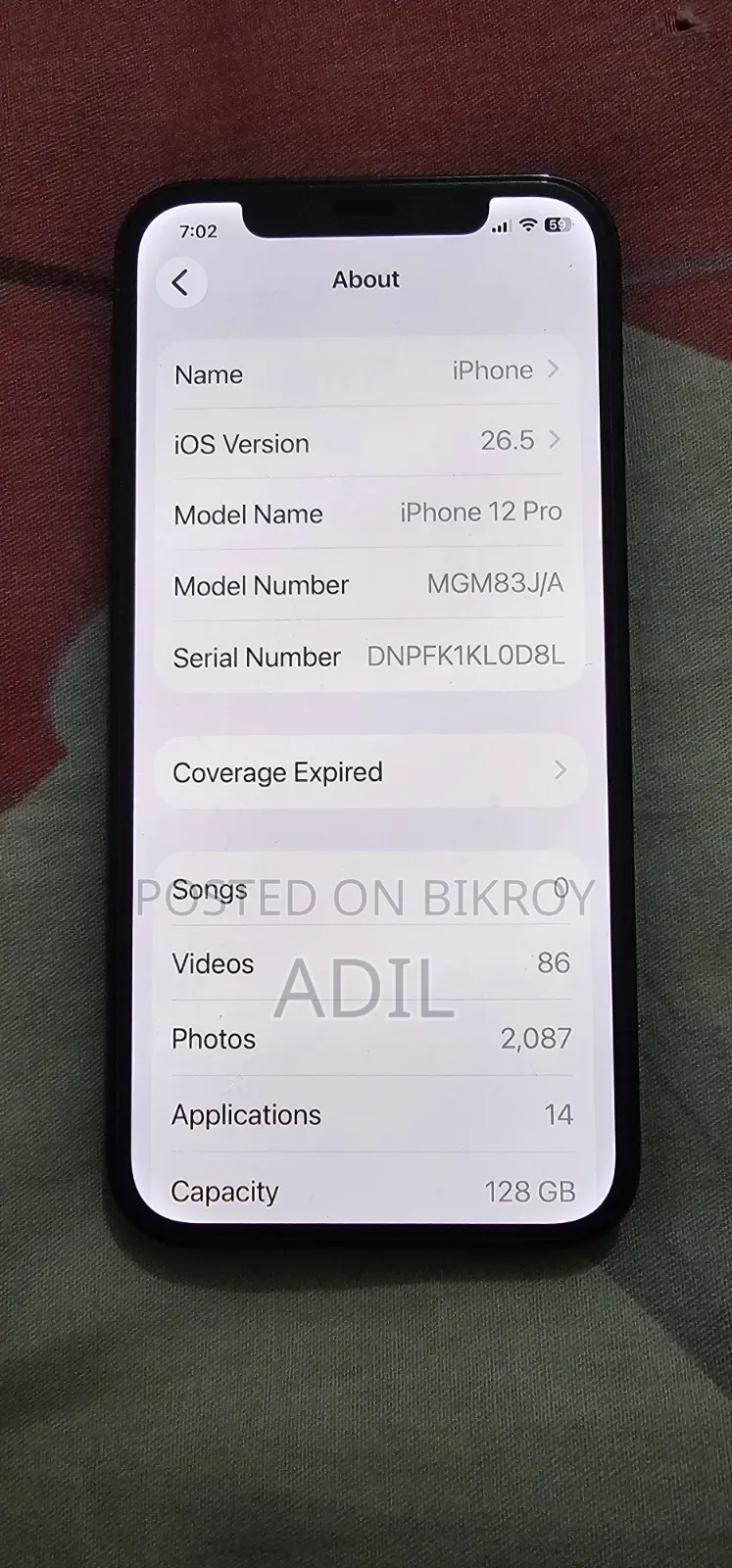 Apple iPhone 12 Pro 128 GB Gray