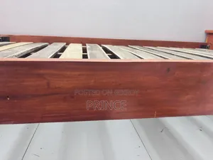 Semi-box bed. 4 feet by 7 feet. Garjan wood bed. 1.5 inches thick.