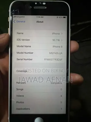 Apple iPhone 8 64 GB Silver