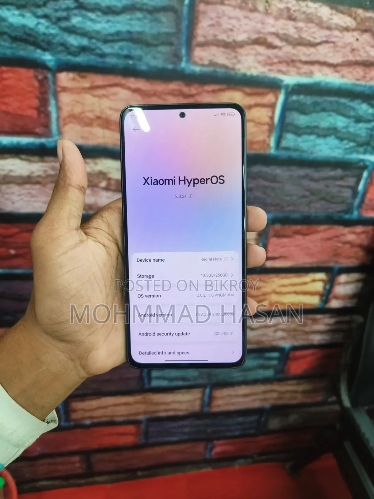 Xiaomi Redmi Note 13 256 GB Black