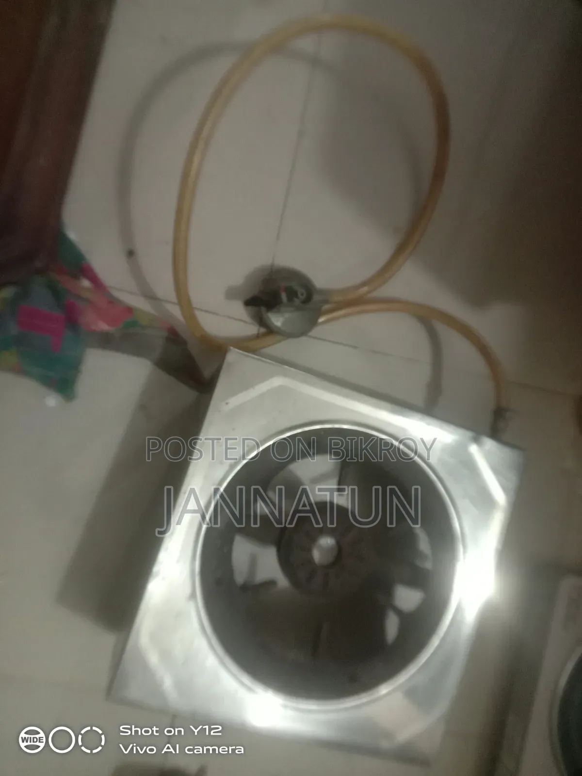 A new stove and a cylinder will be sold urgently