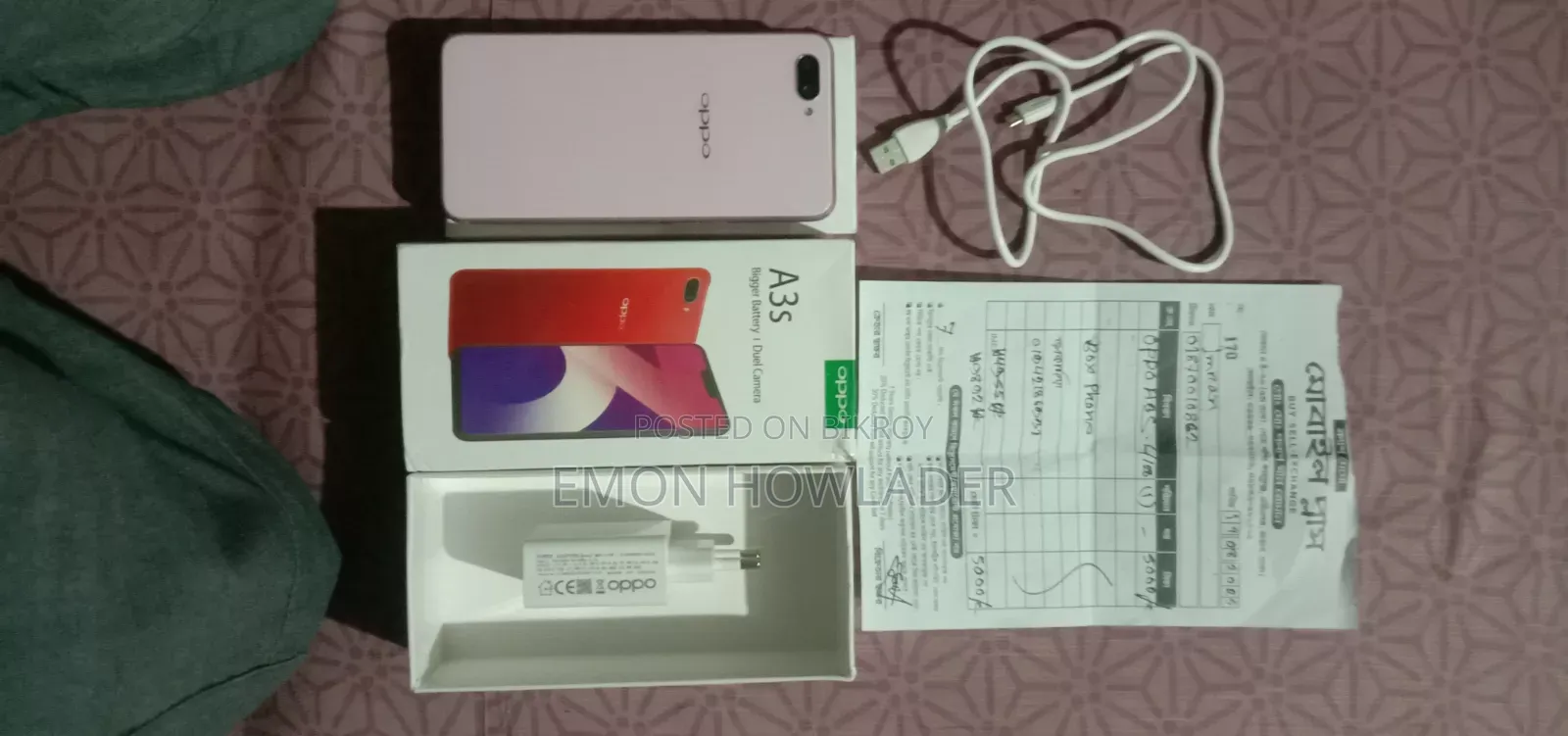 Oppo A3s 256 GB White