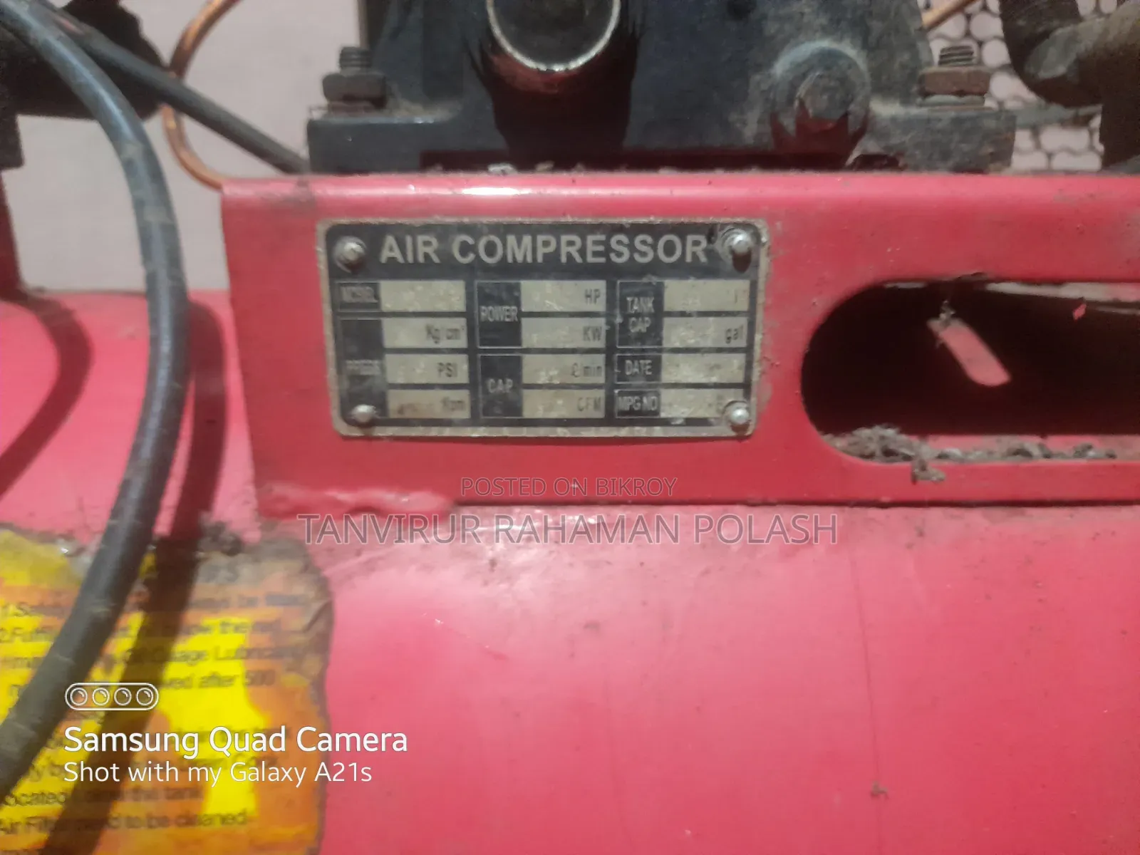 এয়ার কম্প্রেসার ৪০ লিটার