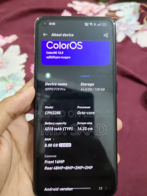 Oppo F19 Pro 128 GB Black