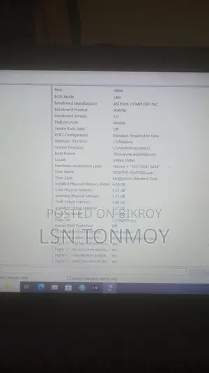 Laptop Asus X540LA 4GB AMD HDD+SSD 500GB