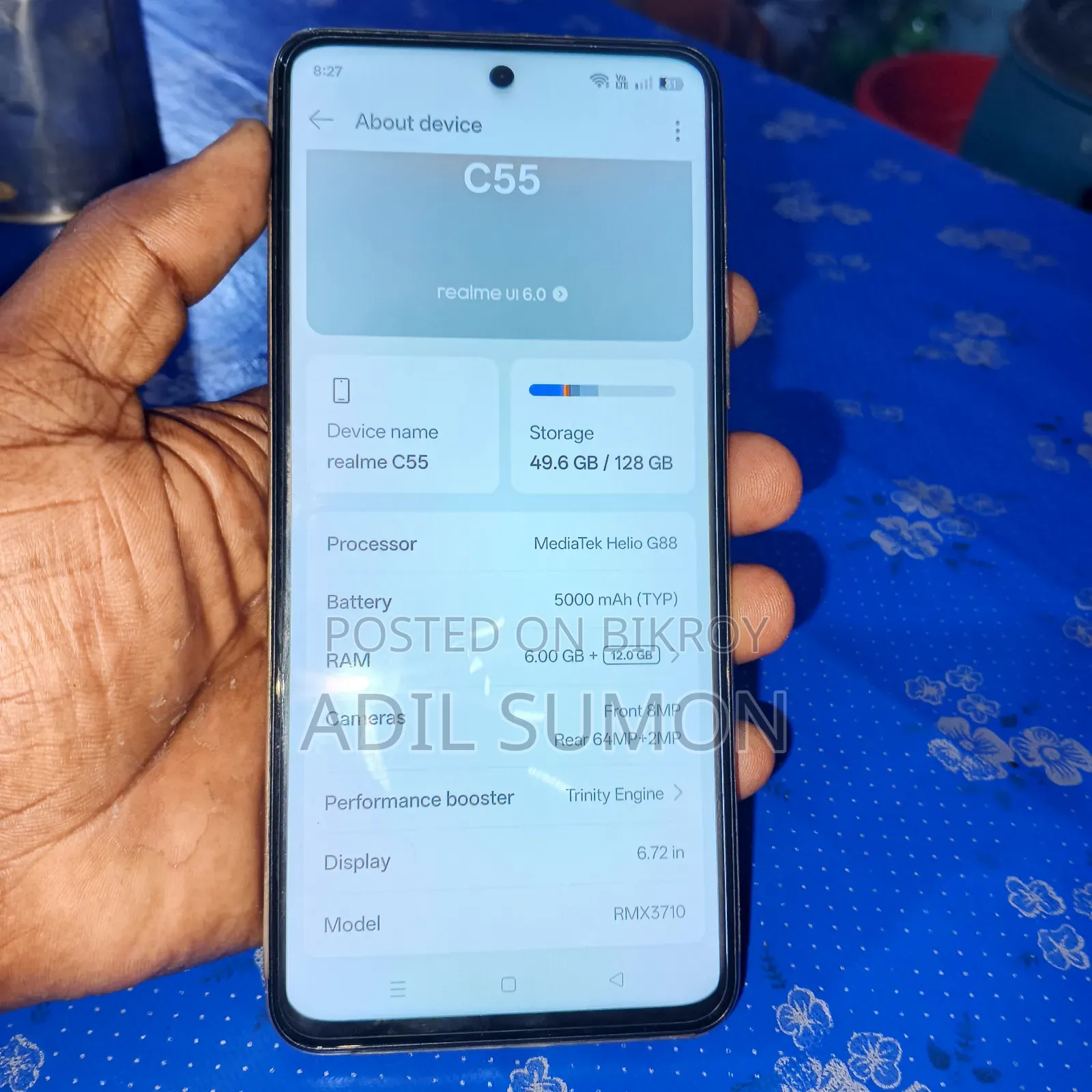 Realme C55 128 GB Silver