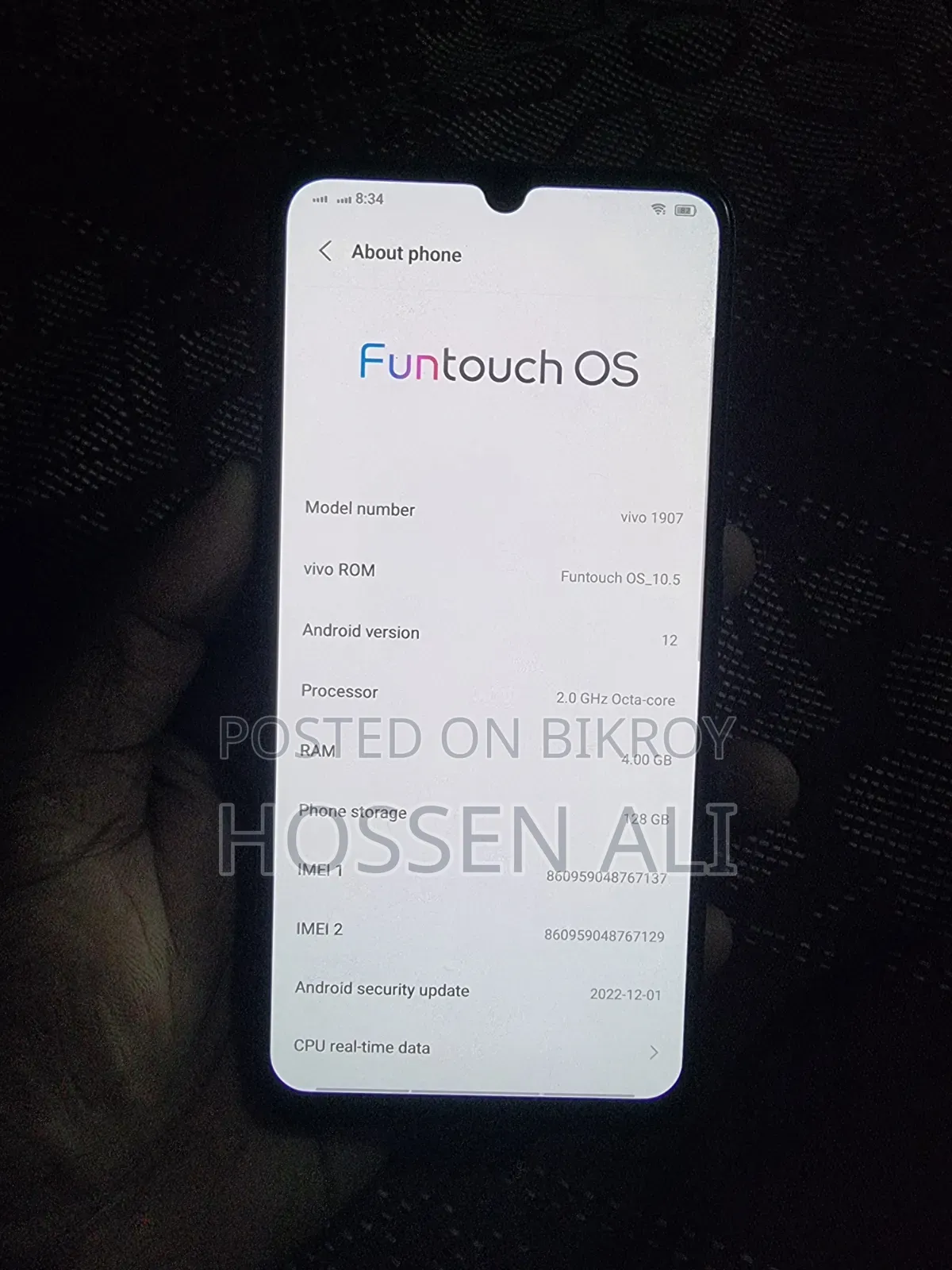 Vivo S1 128 GB Blue