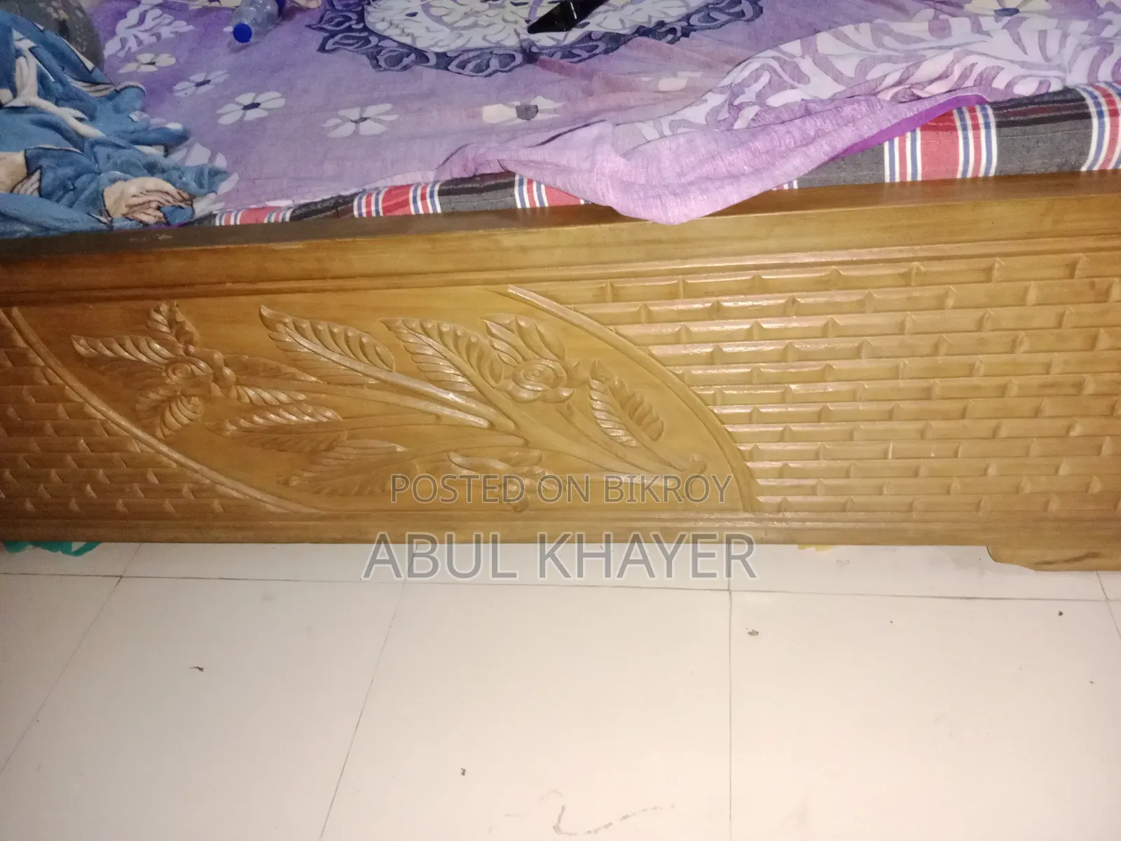 Wooden Bed 6/7