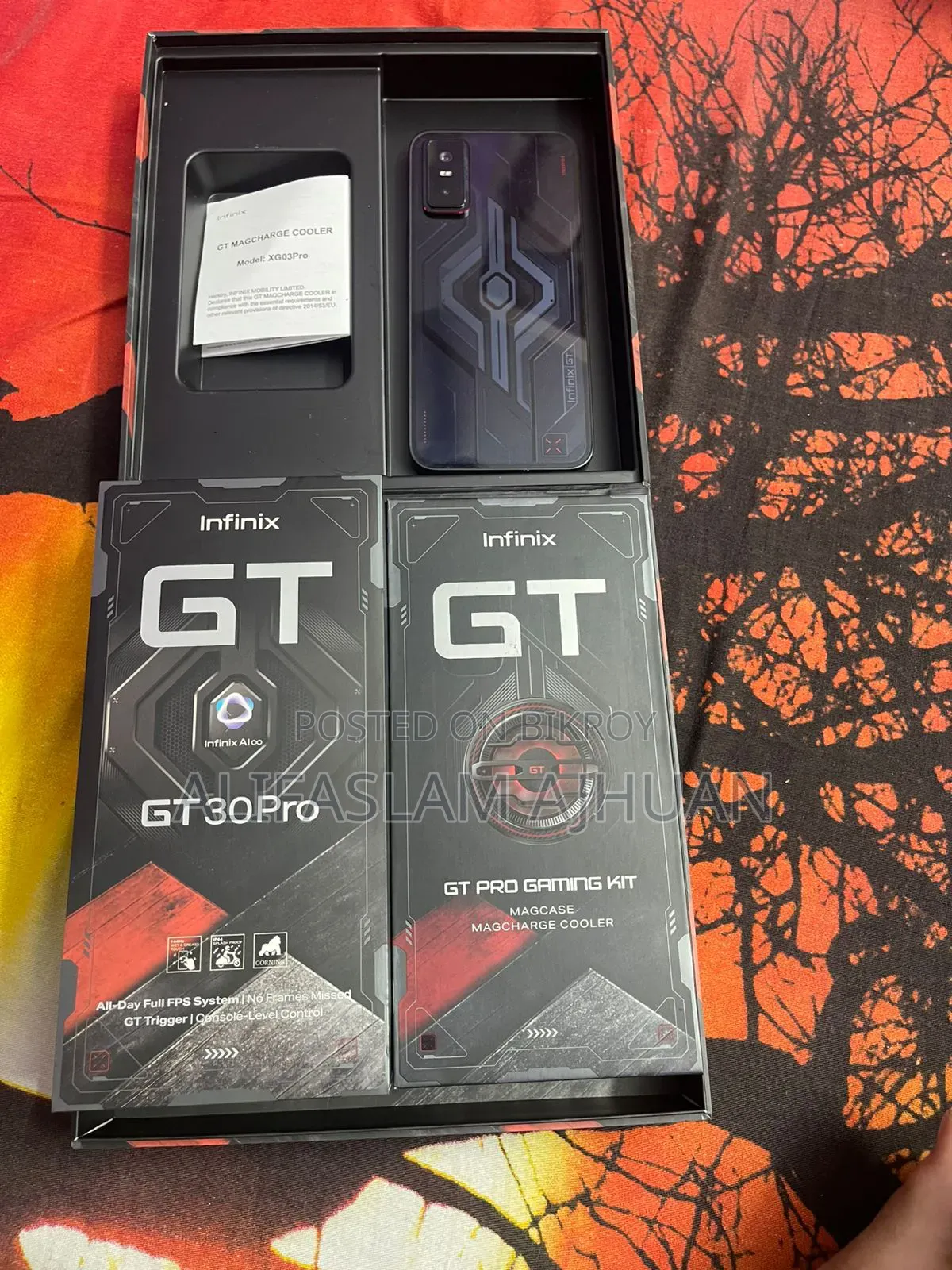 Infinix GT 30 Pro 256 GB Black