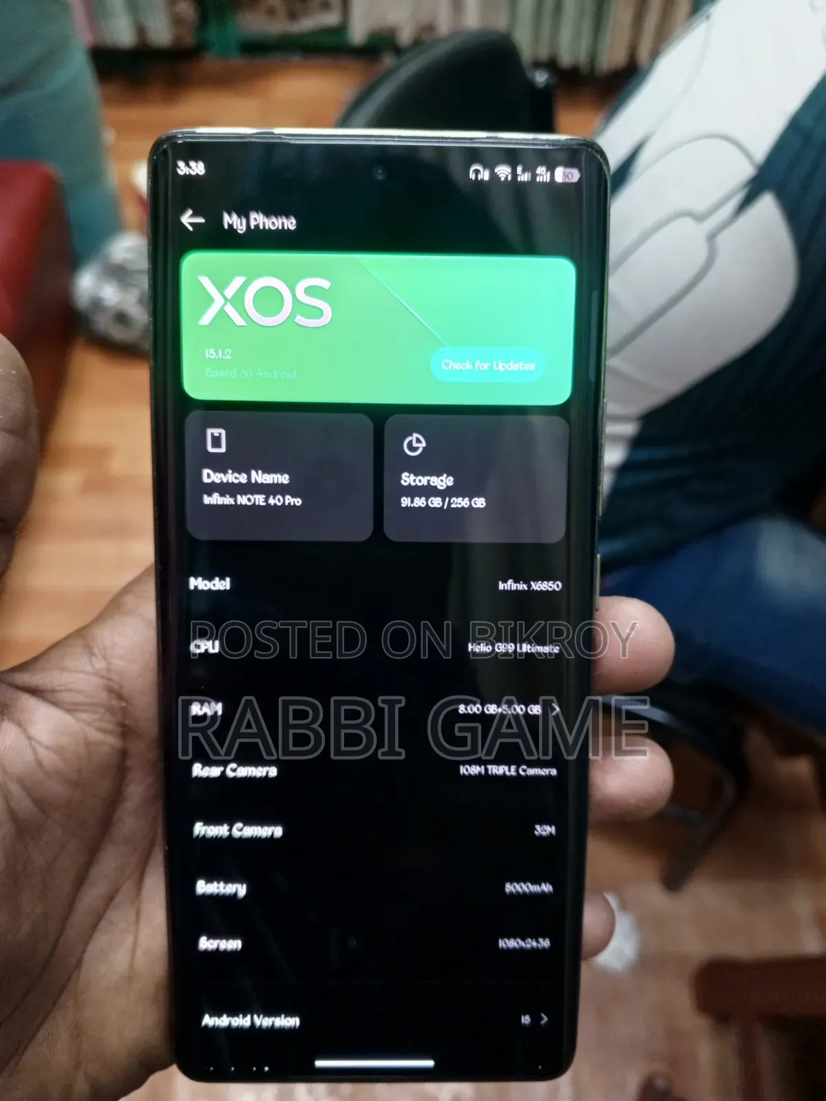 ইনফিনিক্স নোট ৪০ প্রো ২৫৬ জিবি