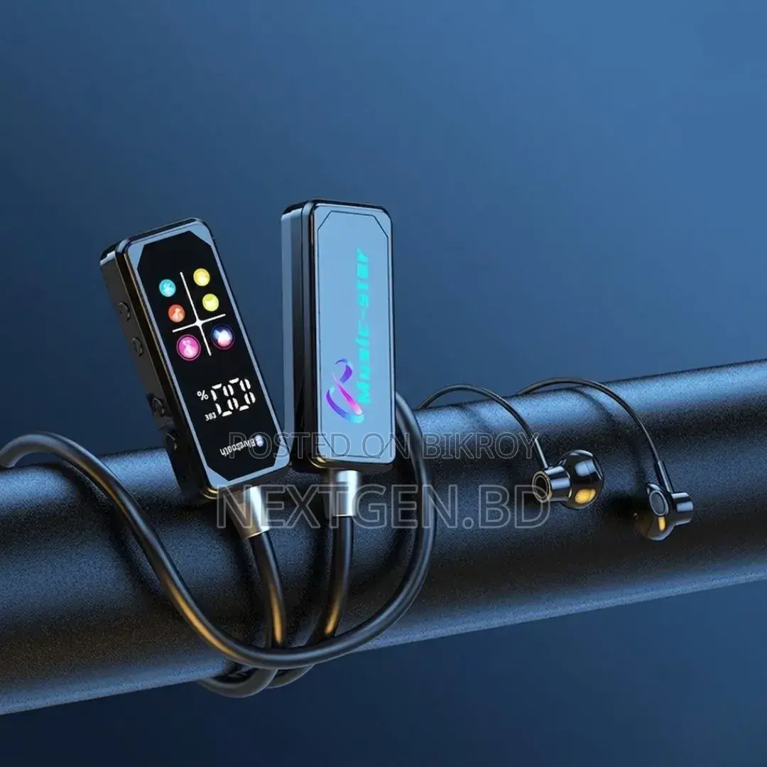 Forgm Music Star Neckband With 100h Battery Backup