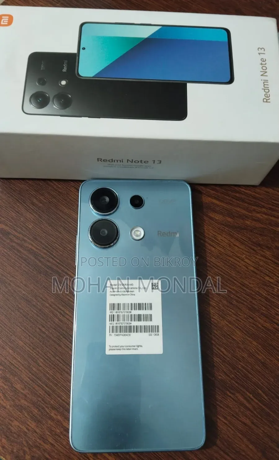 Xiaomi Redmi Note 13 128 GB Blue