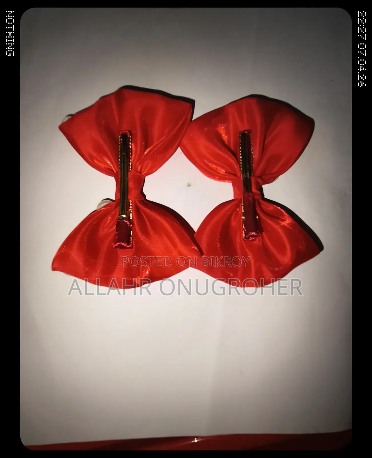 Premium China Jimmy Choo Fabric Hair Clip