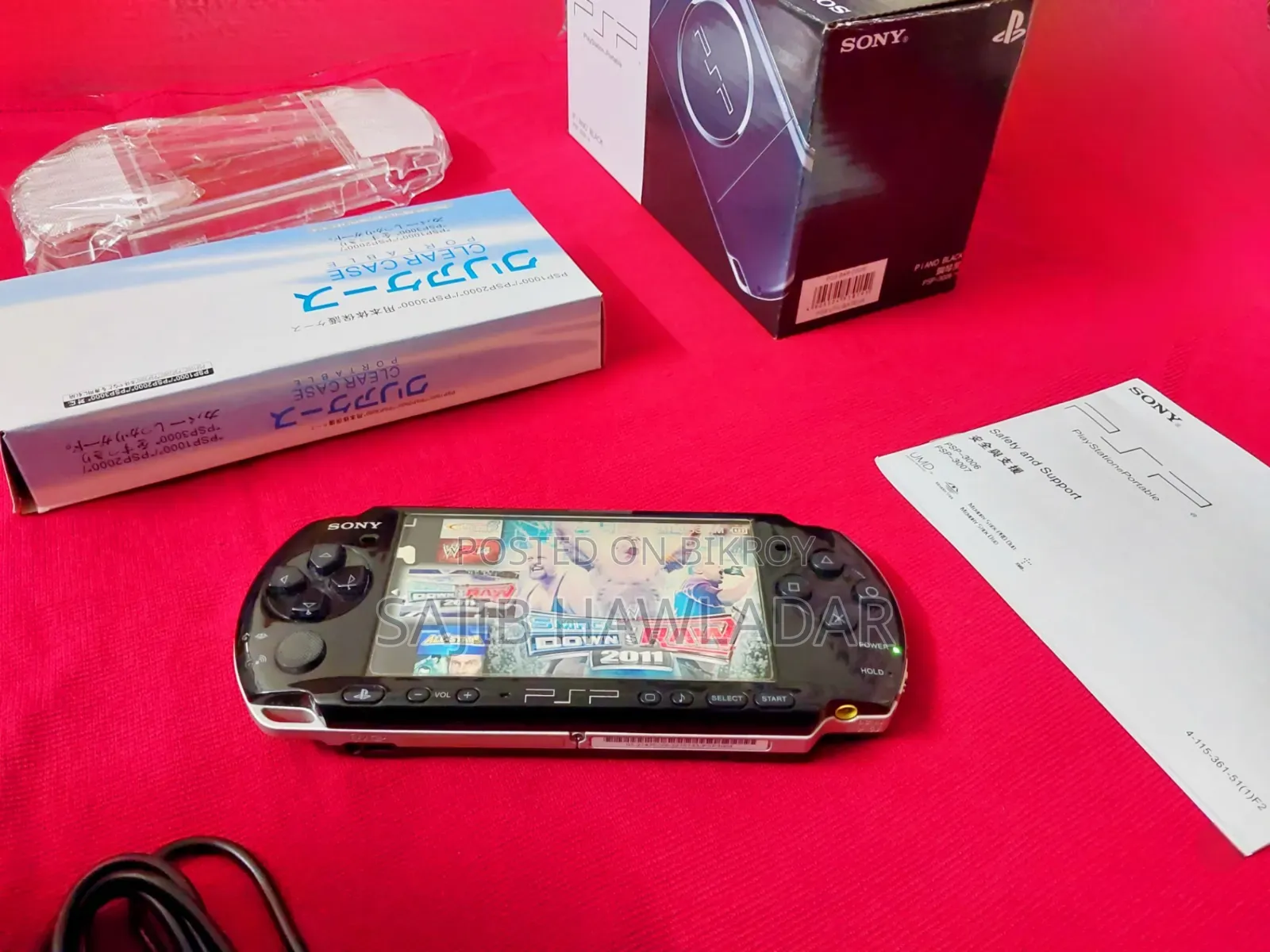 Sony PSP 3000 Full Box Black Color 32gb Games