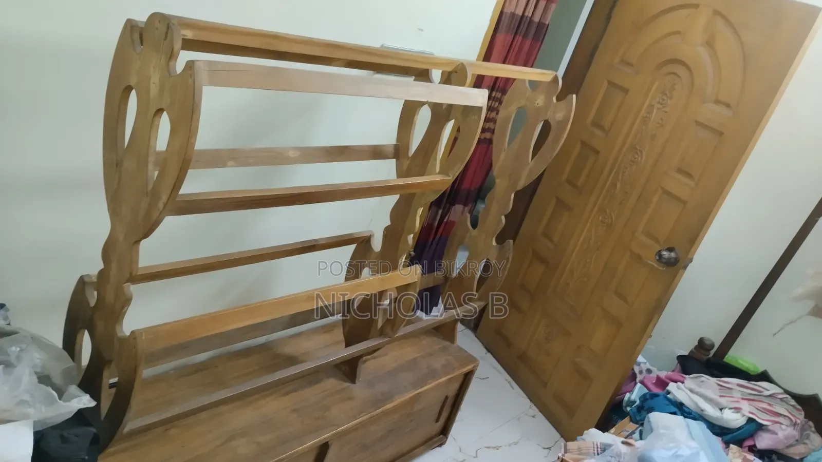 Wooden Alna ( সেগুন কাঠের আলনা )