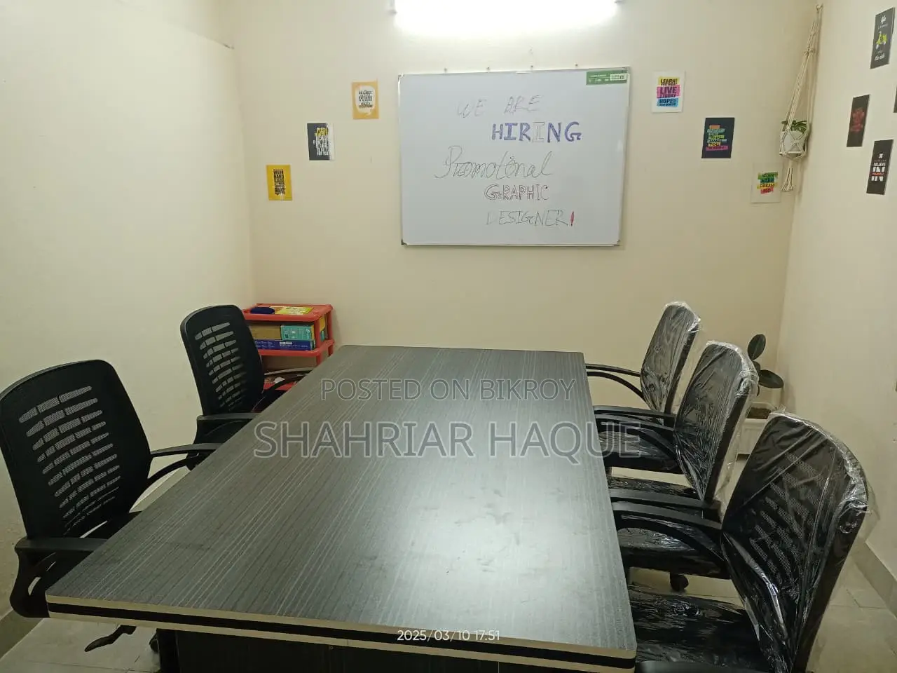 Urgent Sale: Office Conference Table (6ft x 4ft) - Khilkhet