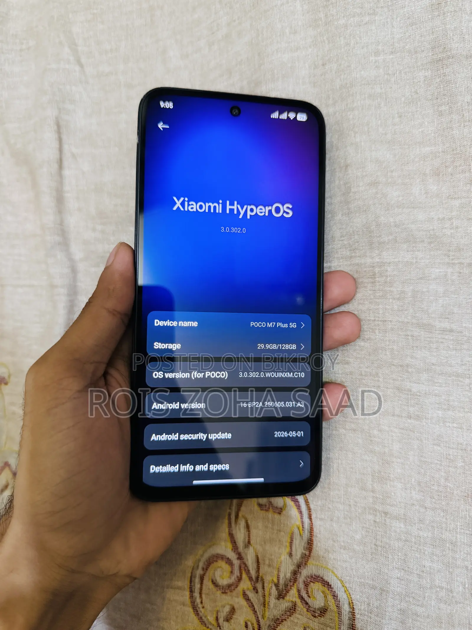 Xiaomi Poco M7 128 GB Black