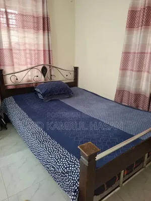 Strong Wood, Steel Rod, and SS Bed (Queen Size)