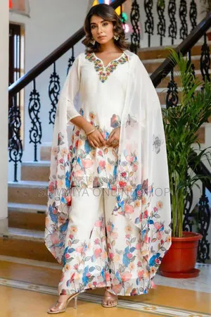 Georgette Western Three Piece