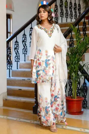 Georgette Western Three Piece