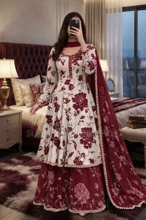 Rose Gown Three Piece